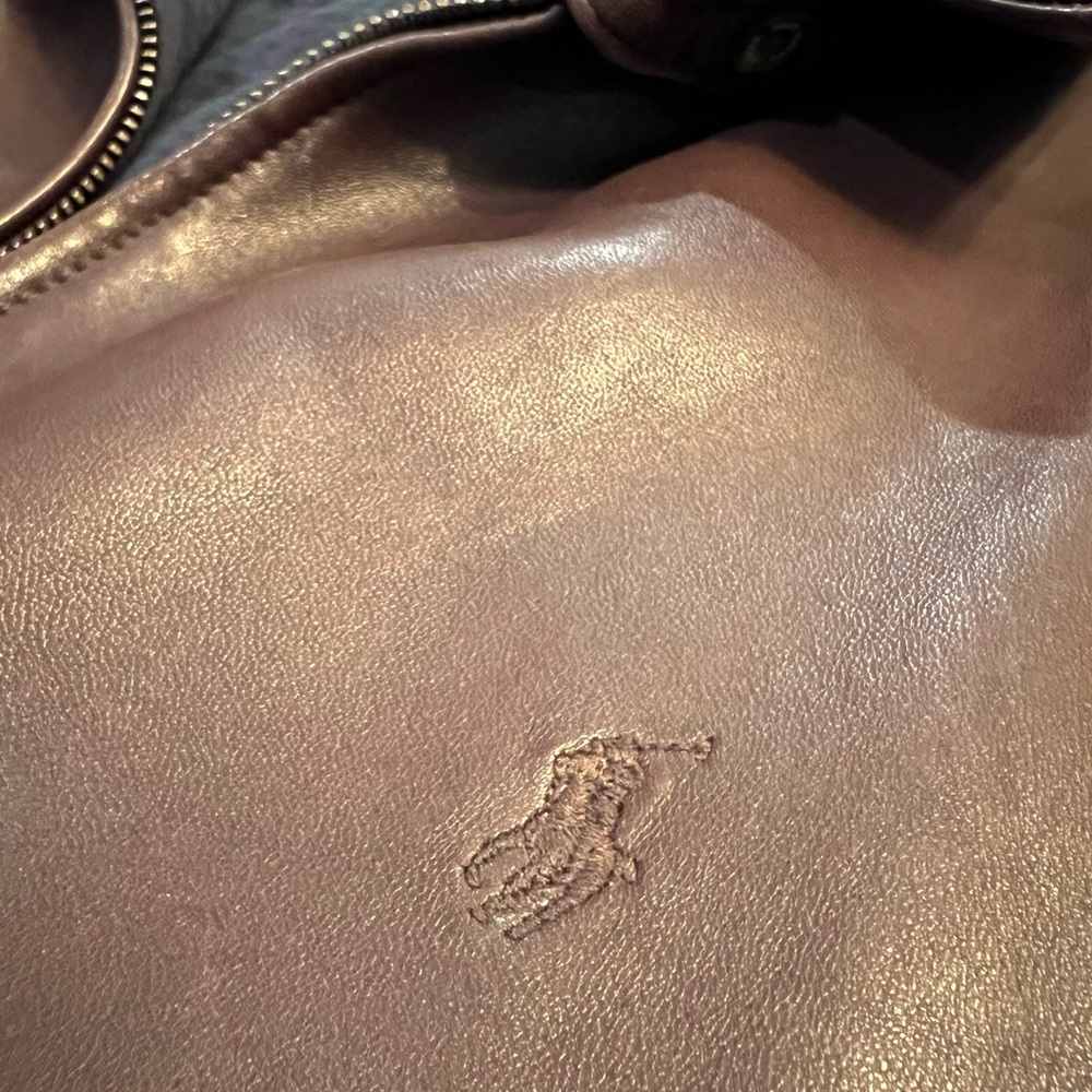Polo by Ralph Lauren Brown Leather Jacket XXL